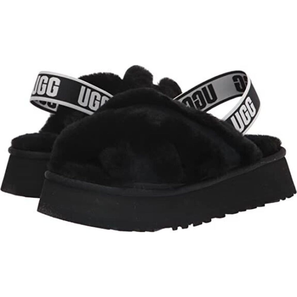 UGG Disco Cross Genuine Shearling Slide (Women) 100% Authentic Fast shipping